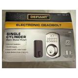 Defiant Electronic Deadbolt Single Cylinder