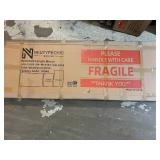 Trvone Arched Full Length Mirror Solid Wood Frame