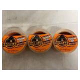 3 Rolls of Gorilla Heavy Duty Packaging Tape