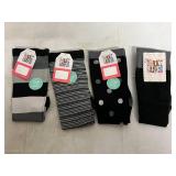 4 Pairs of Black Muk Luks Socks