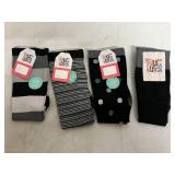4 Pairs of Black Muk Luks Socks