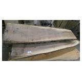 2 Live Cut slabs of Black Walnut