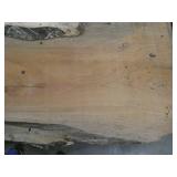 Stack of 7 pieces live/rough cut lumber not sure what type