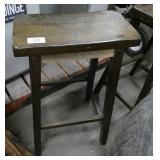 Set of wood bar stools