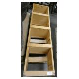 Basic wood shelving unit