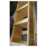 Basic wood shelving unit