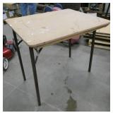 TWO 36x30x32 tall Folding tables