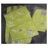 Two hi-vis Rain Jacket and pants 4XL