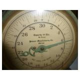 Vintage/Antique Pelouse 30 lb weigh scale with ceramic top - works