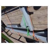 1,000 lb capacity Jib Crane - 118 inches tall - beam is 78 in long