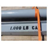 1,000 lb capacity Jib Crane - 118 inches tall - beam is 78 in long