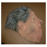 Miller Beer inflatable deer and Nixon mask for halloween