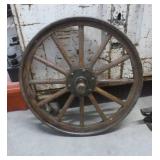 Nice Ford Model T wood spoked wheel