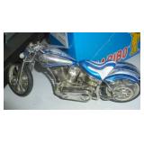 Toy motorcycle, quite heavy, about 8 inches long