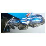 Toy motorcycle, quite heavy, about 8 inches long