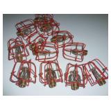 New old stock - 12 Sprinkler heads with cages