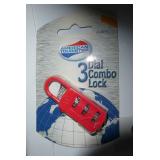 Group of luggage tags and locks