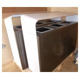 3 Section waste basket