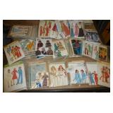 Large group of adult sewing patterns