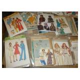 Large group of adult sewing patterns