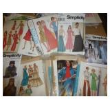 Large group of adult sewing patterns
