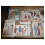 Large group of kids sewing patterns