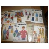Large group of kids sewing patterns