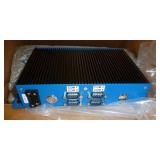 Computer lot - small industrial PC, heat sinks, fan covers, network card, router, webcam, hard drive, speaker