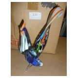 Vintage Art Glass Rooster