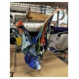 Vintage Art Glass Rooster
