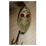 Vintage Red Eye lures and Red/White