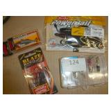 5 new spinners, bait, rapala lures