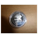 50 Silver plated whitetail deer coins