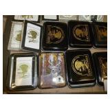 18 Decks of new playing cards, some with tins to keep your cards in