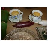 Group of candles and holders