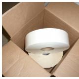 4 large rolls of white labels