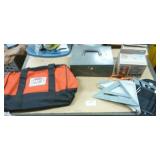 New tool bag, speed squares, outdoor security lights and change box
