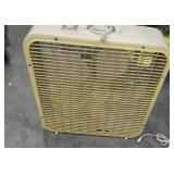 Box fan and desk fan
