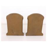 2 Vintage Iron Abraham Lincoln Bookends