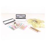 Lot of Brass Templates, New Parker Pen Pencil Set, New Fountain Pen Set