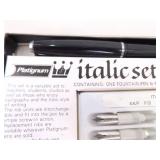 Lot of Brass Templates, New Parker Pen Pencil Set, New Fountain Pen Set