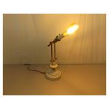 Vintage WORKING Heavy Brass Desk Lamp