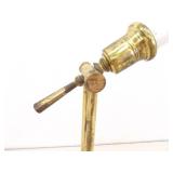 Vintage WORKING Heavy Brass Desk Lamp