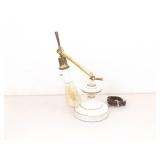 Vintage WORKING Heavy Brass Desk Lamp