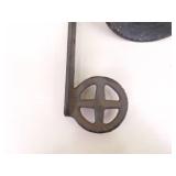Antique Iron Hanging Wall Bell