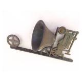 Antique Iron Hanging Wall Bell