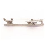 2 Pairs of Antique Wood and Metal Ice Skates