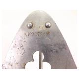 2 Pairs of Antique Wood and Metal Ice Skates