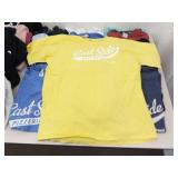 Large Lot of Mostly Medium Sized 100% Cotton etc. East Side Pizzeria T-Shirts, Sweaters, etc.