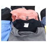 Large Lot of Mostly Medium Sized 100% Cotton etc. East Side Pizzeria T-Shirts, Sweaters, etc.